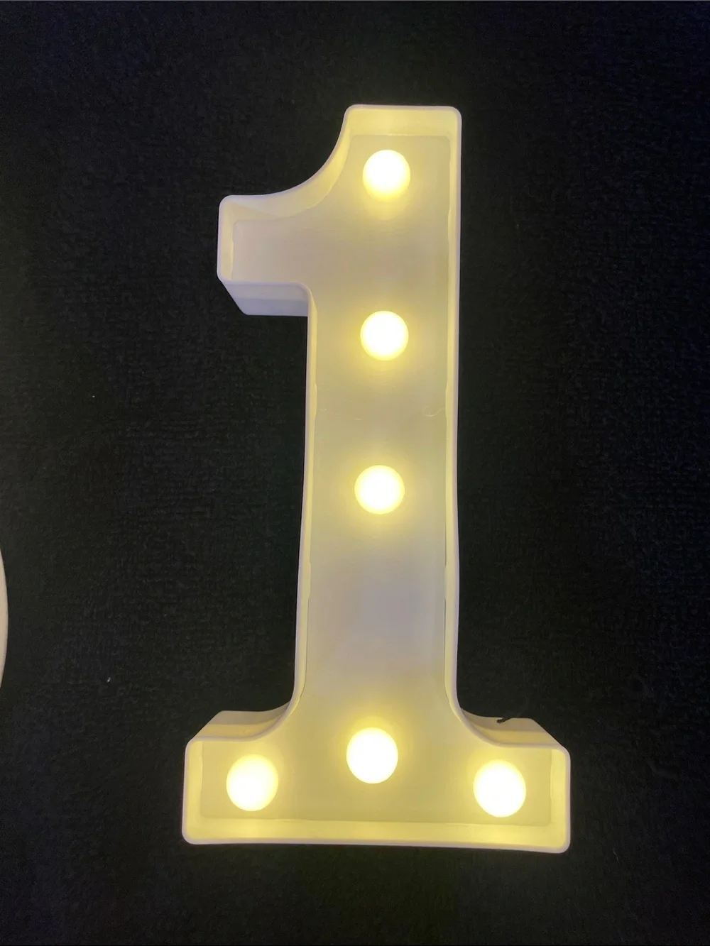 LED Marquee Number '16' Light - White new